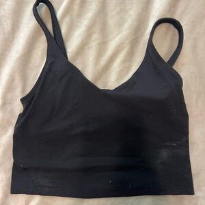 lululemon athletica Black Tank Top